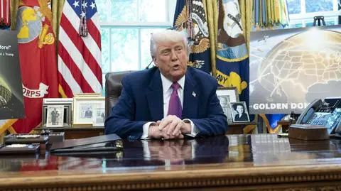 Trump ogłosił projekt tarczy antyrakietowej "Złota Kopuła" z pociskami umieszczonymi w kosmosie    