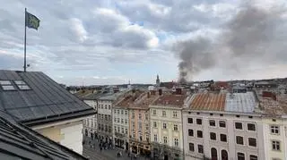 Atak w centrum Lwowa