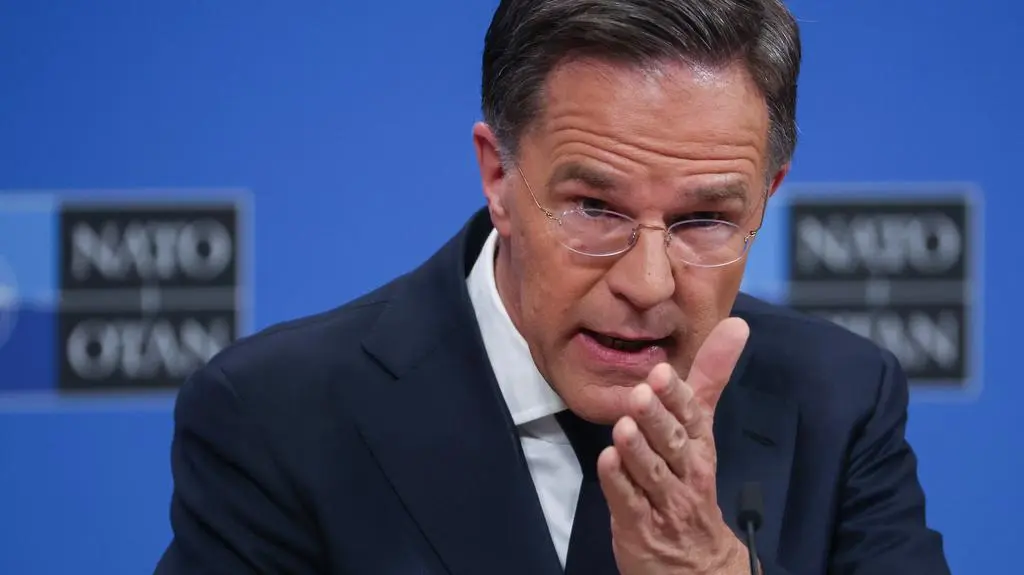 Sekretarz generalny NATO Mark Rutte