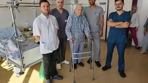 Ortopedzi wszczepili 102-letniemu pacjentowi protezę biodra