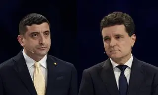 George Simion i Nicusor Dan