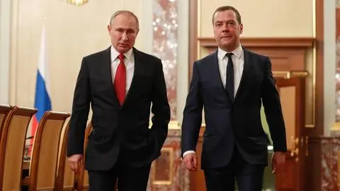 Prezydent Putin i premier Miedwiediew, 15 stycznia 2020