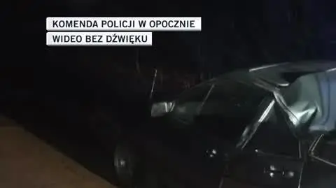 Auto było poważnie uszkodzone 