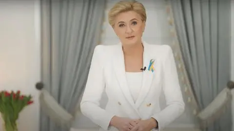 Pierwsza dama Agata Kornhauser-Duda zaapelowała o powtrzymanie wojny na Ukrainie 