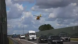 Do zdarzenia doszło około południa na nitce autostrady A1 w kierunku Gdańska