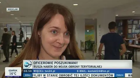 Kandydaci na oficerów Obrony Terytorialnej 