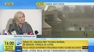 Prokuratura: Nie ma dowodów na śmierć Ewy Tylman