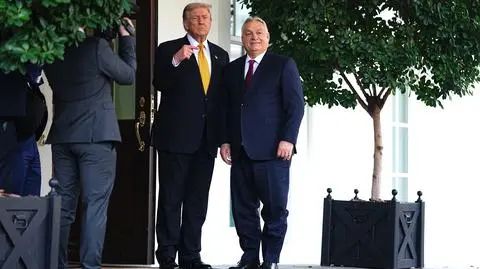 Donald Trump powitał Viktora Orbana w Białym Domu