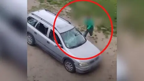 Zdemolował auto, bo poczuł się obrażony