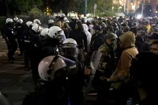 Protesty w Serbii