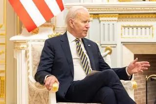 Joe Biden w Kijowie (20.02.2023)