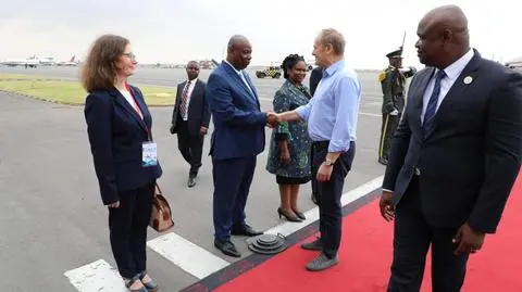 Donald Tusk w Angoli