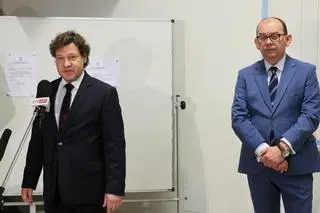 Sędziowie Piotr Schab i Przemysław Radzik