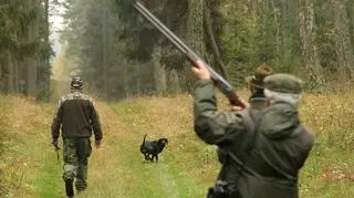 Myśliwi na polowaniu