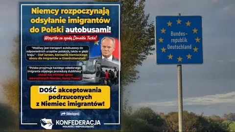 "Autobusy z imigrantami" przyjadą z Niemiec? "Kampanijne kłamstwo"