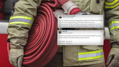 Opozycja: pięciokrotnie mniej pieniędzy z NFOŚ dla OSP. Nie, to złe kwoty