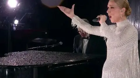 Celine Dion znów zaśpiewała. Poruszające obrazki na zakończenie ceremonii otwarcia