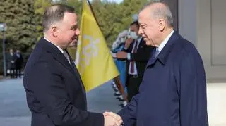 Andrzej Duda and Recep Tayyip Erdogan