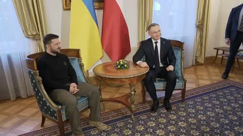 Wołodymyr Zełenski spotkał się z Andrzejem Dudą