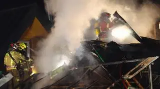 Pożar restauracji w Zakopanem