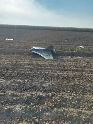 Dron znaleziony na polu w Sobótce (woj. świętokrzyskie)