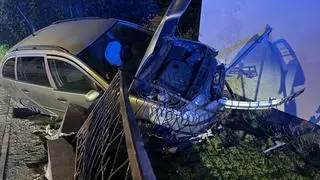 Auto zostało porzucone