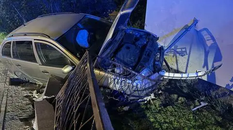 Auto zostało porzucone