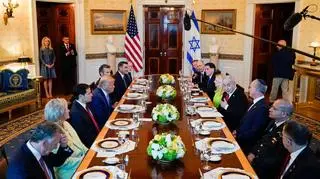 Spotkanie Benjamina Netanjahu z Donaldem Trumpem