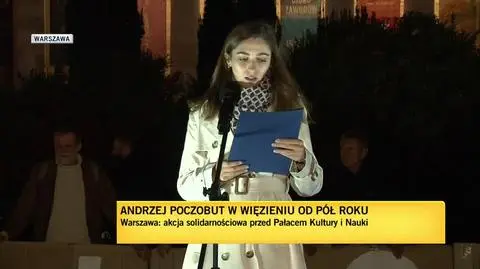 Pod PKiN odczytano list od Swietłany Cichanouskiej