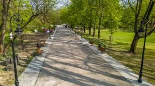 Park Bednarskiego w Krakowie po remoncie