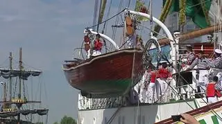 Statek z 260–osobową załogą na pokładzie pojawił się w przy nabrzeżu Pomorskim w sobotę