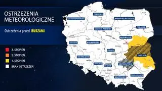 Ostrzeżenia IMGW przed burzami