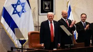 Donald Trump w Knesecie