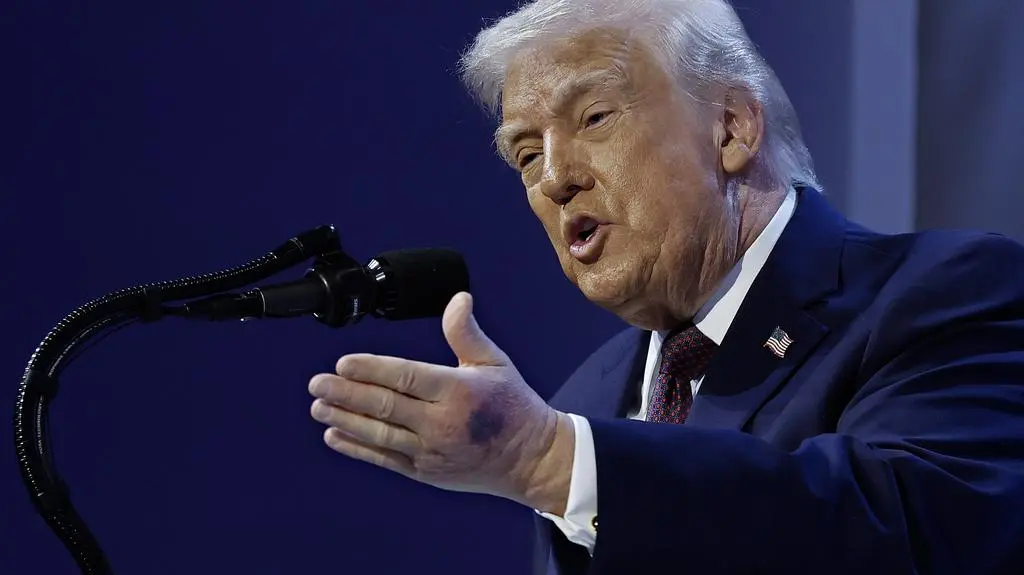 Donald Trump w Davos