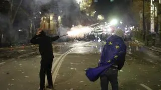 Tbilisi, Gruzja. Protesty