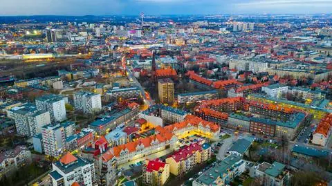 Katowice z lotu ptaka