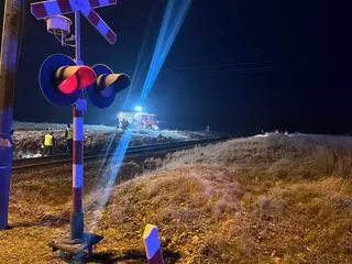 Zderzenie samochodu z szynobusem