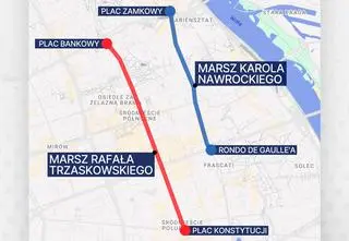 Na tydzień przed wyborami dwa marsze przejdą obok siebie