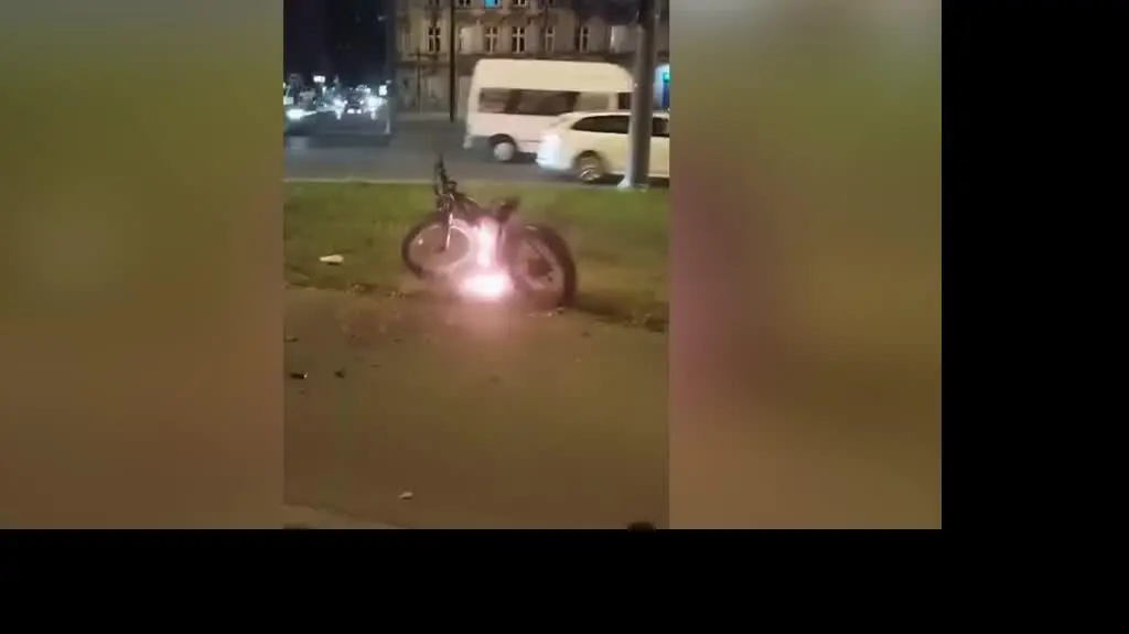 Bateria w rowerze eksplodowała