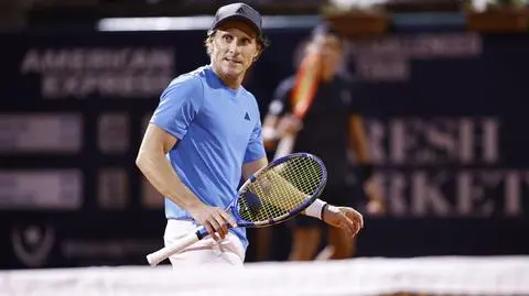 Legendarny piłkarz zadebiutował na korcie. Jego mecz trwał niespełna godzinę