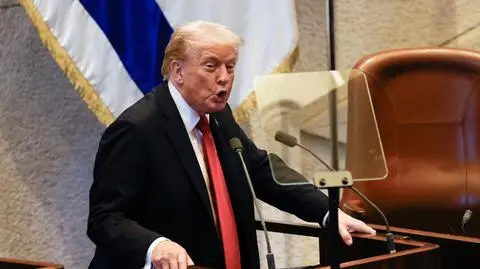 Donald Trump w Knesecie