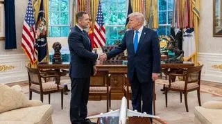 Nawrocki spotkał się z Trumpem