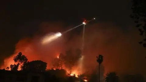 Pożary w Los Angeles - kamera na żywo