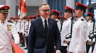 Andrzej Duda w Singapurze