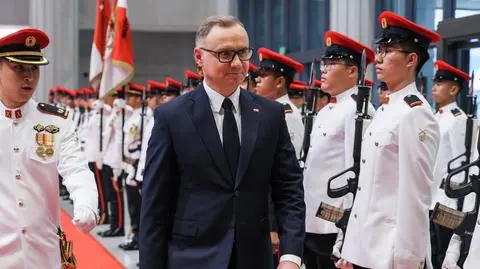 Andrzej Duda w Singapurze