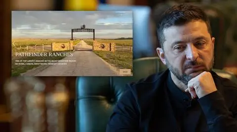 Zełenski, ranczo za 79 milionów dolarów i znikająca strona