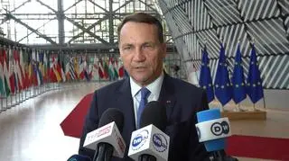 Sikorski apeluje o zmiany ograniczeń używania broni podarowanej Ukrainie. "To byłaby w pełni obrona własna"