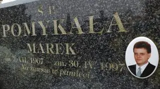 Grób Marka Pomykały na cmentarzu w Sanoku 