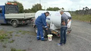 Woda z wodociągu sieciowego Dziesław nieprzydatna do spożycia, podstawiono beczkowóz