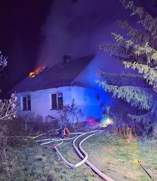 W pożarze zginął 53-letni mężczyzna 